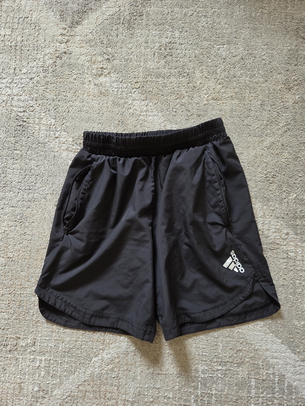adidas Black Men’s Athletic Shorts with Logo